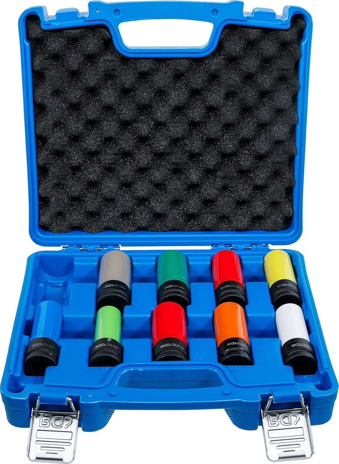 BGS 7311 | Power Saver Insert Set | Drive Internal Square 12.5 Mm (1/2 Inch) | SW 15-24 Mm and Special Wheel Bolts | 10 Pieces image number 3