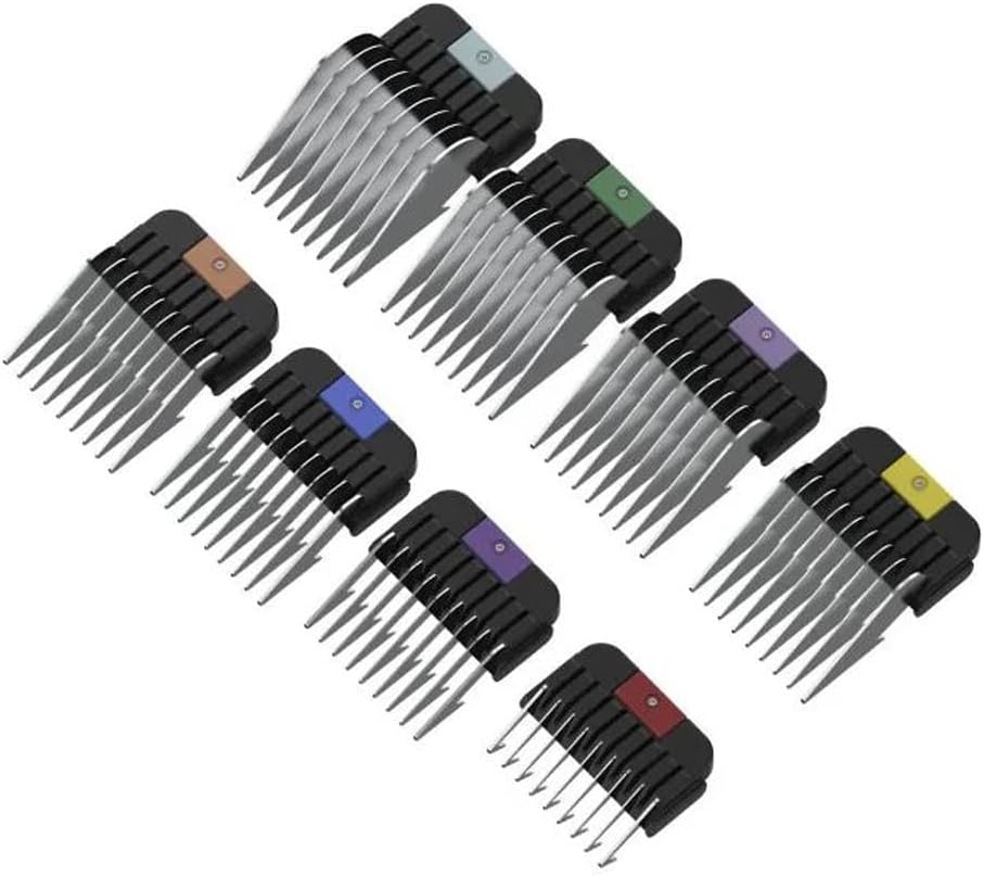 WAHL Pet 1-8 Stainless Metal Combs/Guides Set