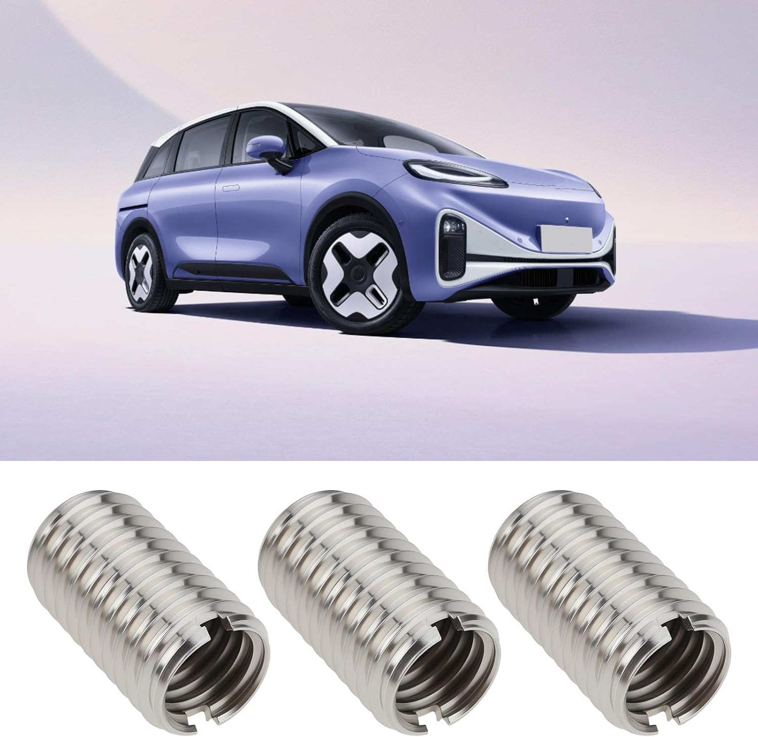 10PCS M12X1.75 Male to M10X1.5 Female Thread Reducer Nuts Stainless Steel 20Mm for Machinery Equipment image number 1