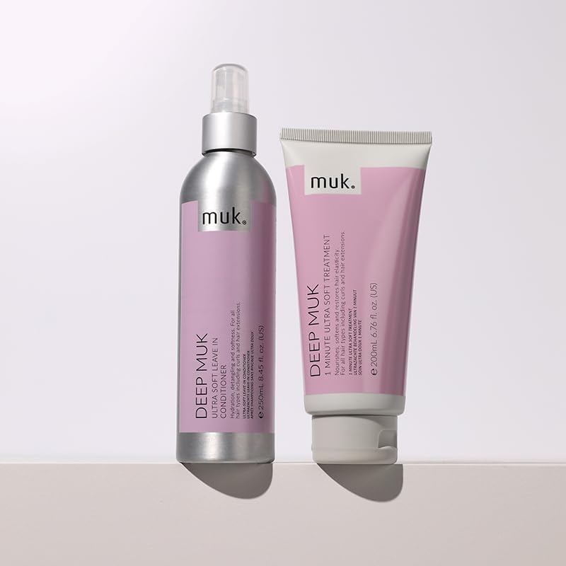 Muk Deep Muk Ultra Soft Leave in Conditioner and 1 Minute Treatment Duo Pack image number 1