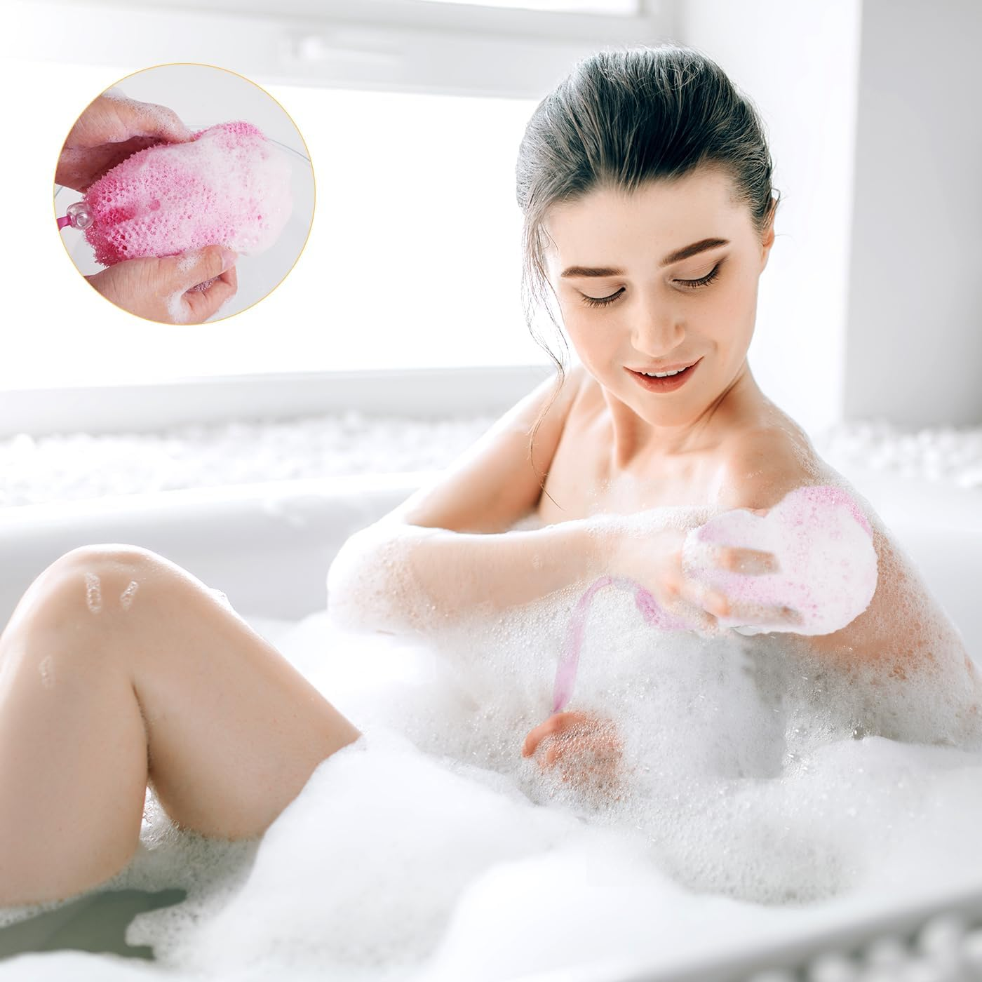 Tashow 6 Pack Mesh Soap Bags for Soap Bars, Hangable Bar Soap Pouch, Soap Pouch for Shower with Drawstring Closure, Colorful Soap Saver Bag for Body Wash, 3.9 * 6 In image number 4