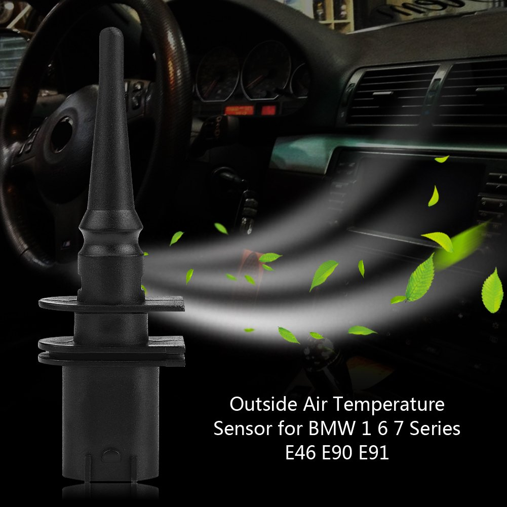 Car Air Temperature Sensor New OEM 65816905133, ABS Material Stable and Reliable, Fit Fit for 1 3 5 6 7 Series X3 X5 X6 E46 E90 E91 Ideal for Car Owners image number 3