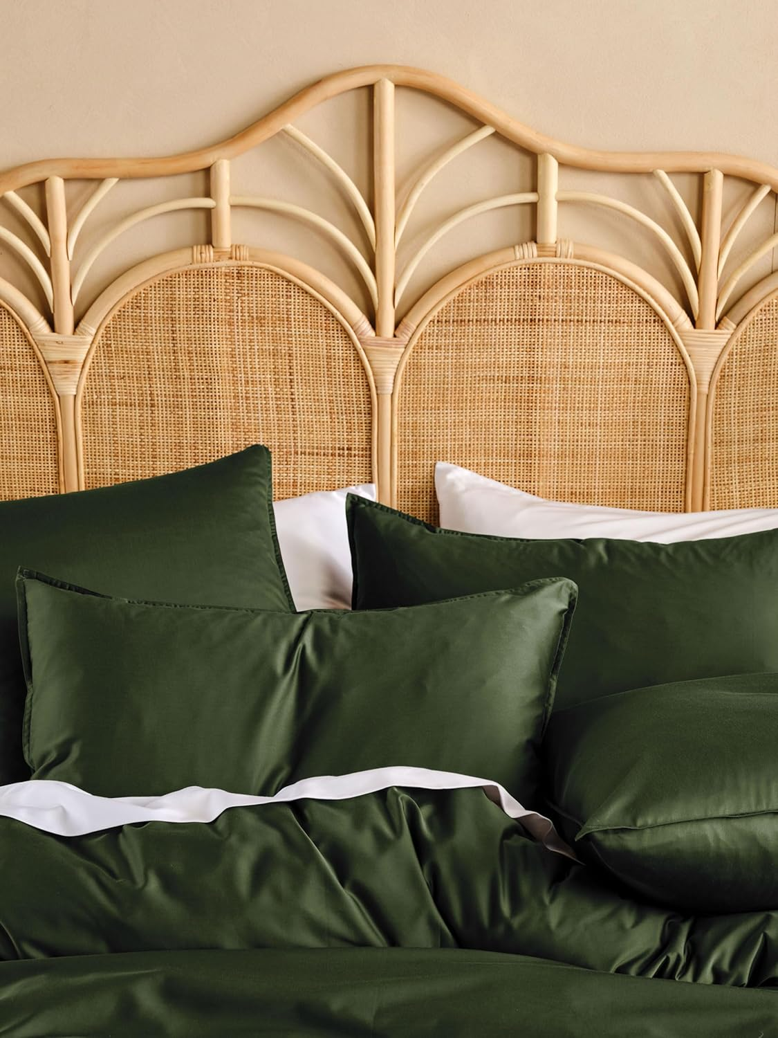 Linen House Haven Quilt Cover Set, Pine, Queen Bed Size image number 2