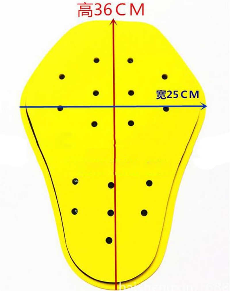 5Pcs/Set EVA Unisex Elbow/Back/Shoulder Protective Armour Pad for Motorbike image number 3