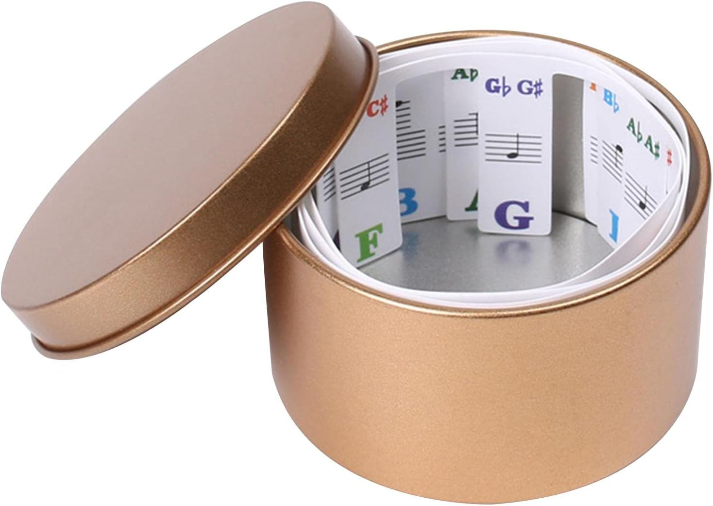 Piano Notes Guide for Beginner,Removable Piano Keyboard Note Labels for Learning,88-Key Full-Size Reusable Piano Rake Key Label,Note Markers for Children'S Keys for Beginners,Box Included image number 4