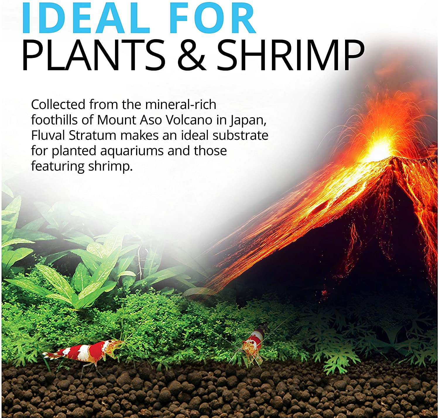 Fluval Plant and Shrimp Stratum, for Fish Tanks, 8.8 Lbs., image number 6