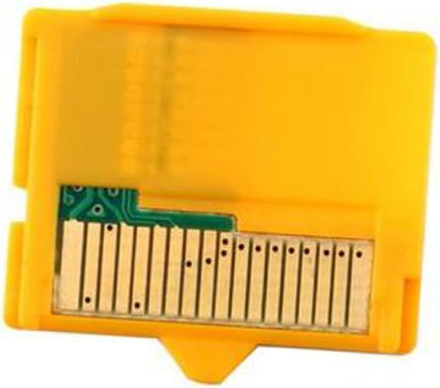 Micro to Card Adapter - to Insert Adapter for Olympus Cameras - Yellow - Supports up to 8Gb Microsdhc Cards image number 1