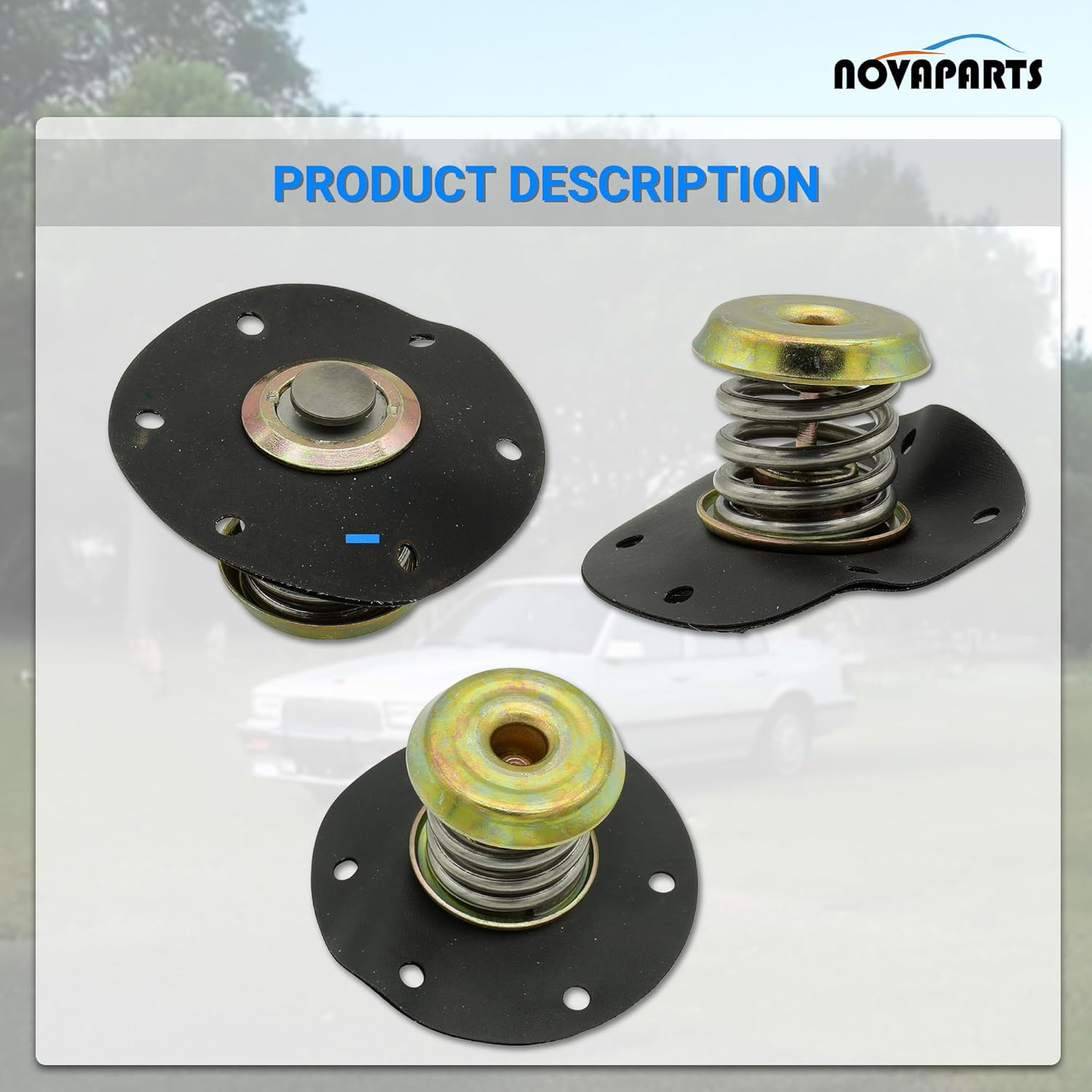 Fuel Pressure Regulator Diaphragm for 1985-1995 Chevrolet Chevy Camaro Pontiac Firebird PR10 17110851 image number 5