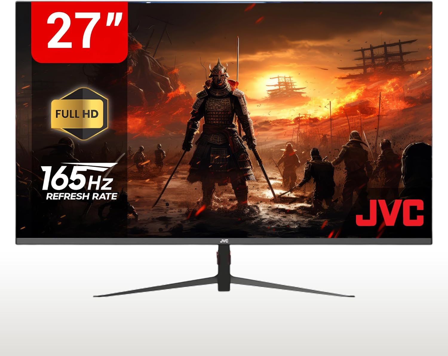 JVC 27 Inch Monitor, 1080P FHD (Full High Definition) Ultra Thin Bezels Display, 165Hz Gaming Monitor with Tilt Adjustment, Display Port & HDMI Inputs, Fast 1Ms Response (LT-GN27225A) image number 6