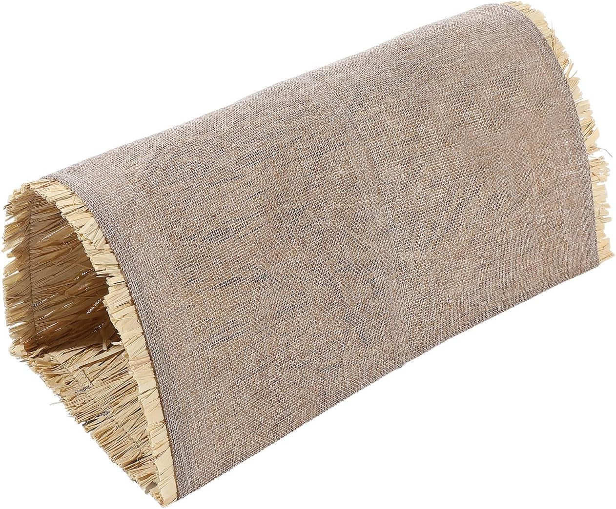 Durable Rabbit Grass Nest Pet Sleeping Lounge Bed, Spacious Tunnel for Small Pets, Light Brown, 15 X 7.5 X 6.3 Inches image number 1