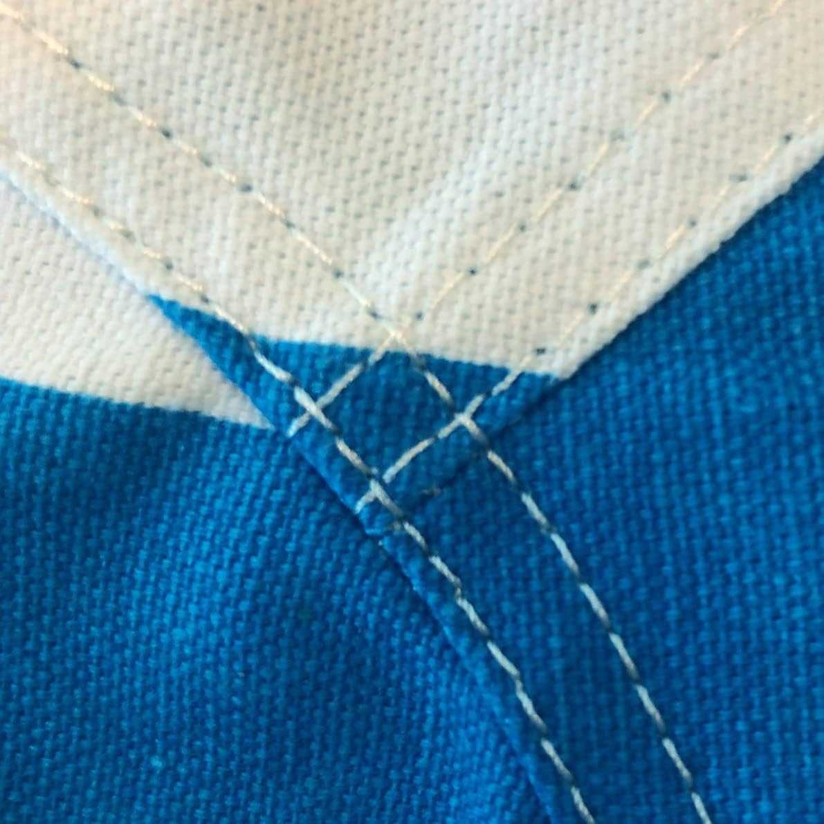 Kids Bean Bag Cover, Soft Toy Storage, Stuffed Animal Storage, Extra Large Bean Bag Chair - Fill W/ 200L to 300L Bean Bag Filling, Stuffed Toy Storage Organiser (Round Blue & White) - Round Blue And White Stripes image number 6