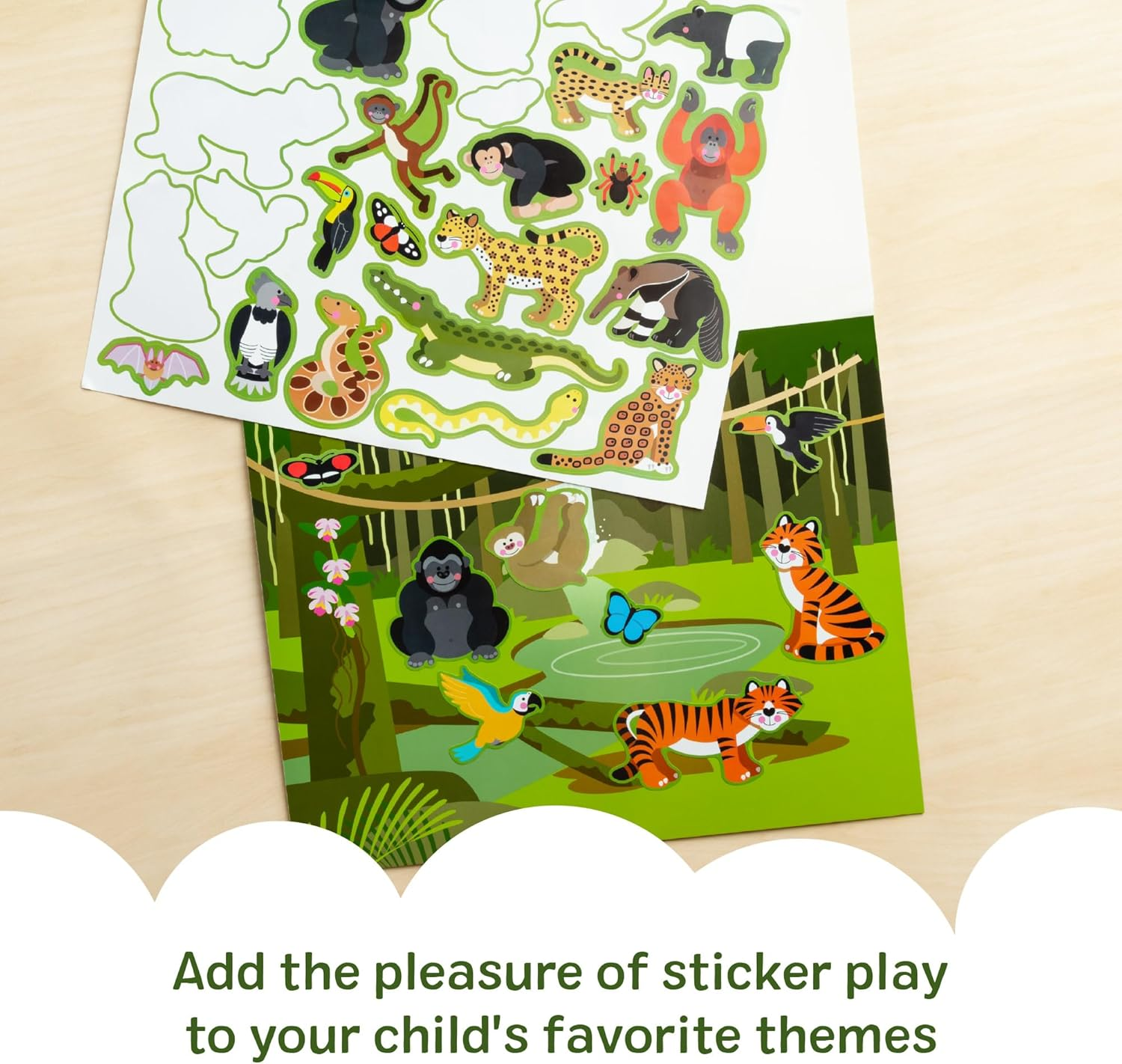Melissa and Doug - Reusable Sticker Pad - Habitats
