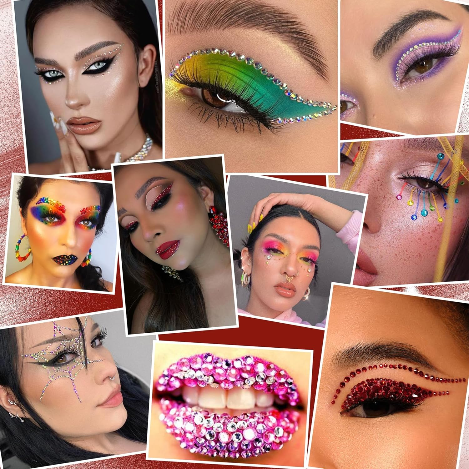 20000PCS 3MM Resin Jelly Rhinestones for Crafts Nails, 15 Colors SS12 Flatback Rhinestone Gems for Tumblers Mugs Graduation Cap Makeup, Bedazzling Kit with B7000 Glue