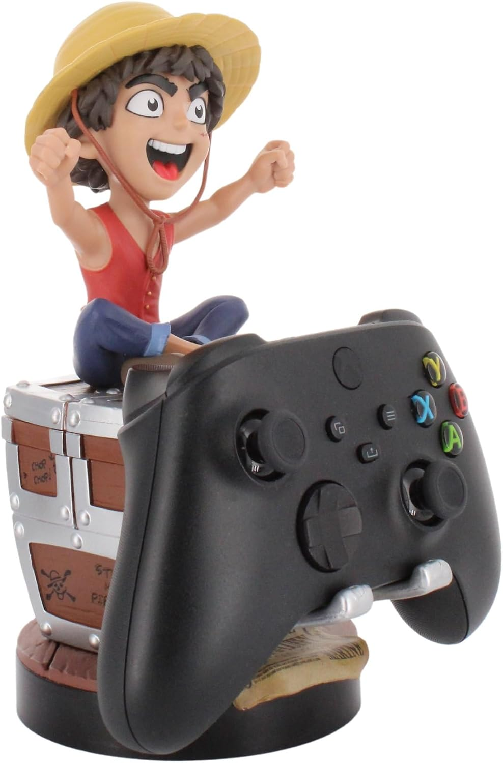 Cable Guys R.E.S.T - Netflix: Luffy 'Wanted Poster' Original Controller and Phone Holder (Xbox, Playstation, Nintendo Switch) & Phone (Iphone, Samsung, Google)