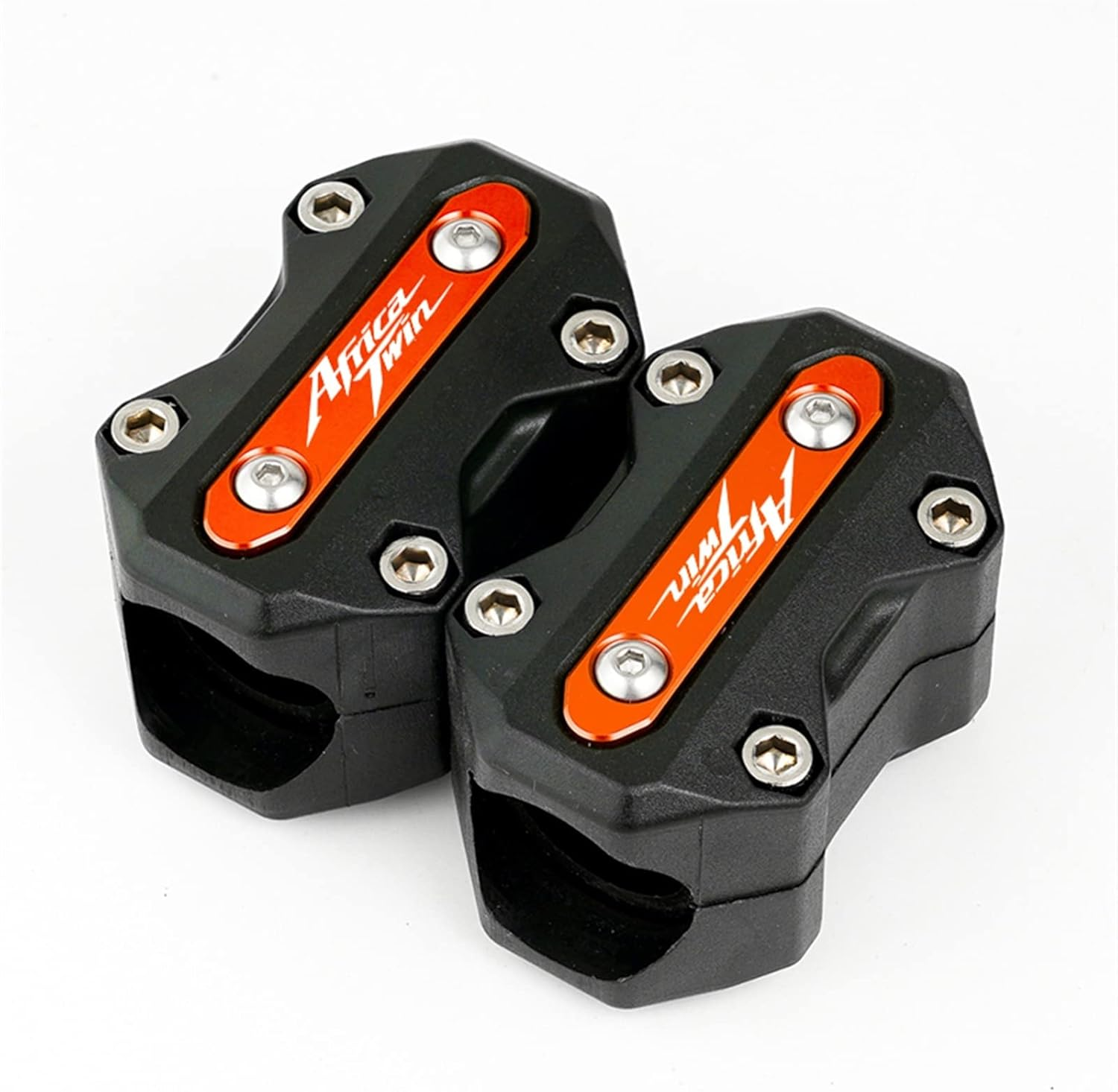 SSFRI Motorcycle Accessories Crash Bar Bumper Protectors Compatible with Africa Twin 1100 1000 CRF1100L CRF1000L (Color : Orange 2, Size : A)