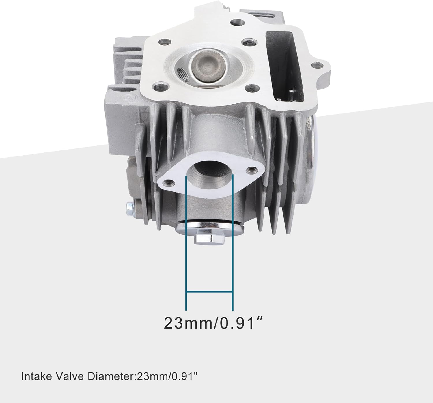GOOFIT Cylinder Head with Piston and Gasket for 110Cc Atv Scooter Dirt Bike