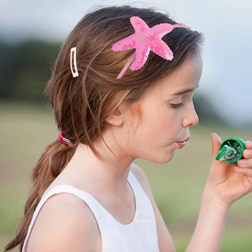 Qhflashbuy Pack of 8 Starfish Headbands for Girls, Mermaid Headbands, Girls Hair Bands, Colourful Glitter Hair Bands for Women, Girls, Daily Wear image number 3