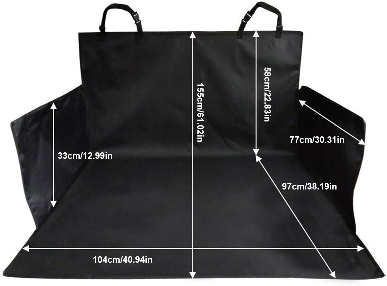 Aceirropy Car Dog Mat,Dog Cover Car Seat Protector - Non-Slip Dustproof Pad Protector with Storage for Truck Provide Comfort Prevent Scratches Adventures Vehicle Long Trips Easy Cleaning Backseat image number 5