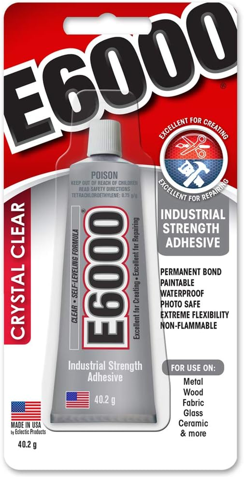 E6000 10231017 Mv Clear Adhesive, 40.2 G