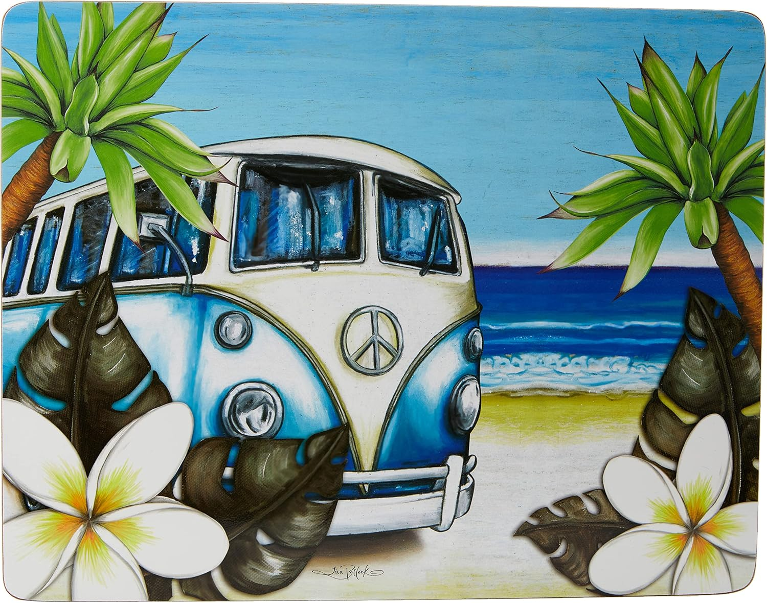 Cinnamon Beach Kombi Placemats 6-Pieces Set, 34 X 26.5 Cm image number 1