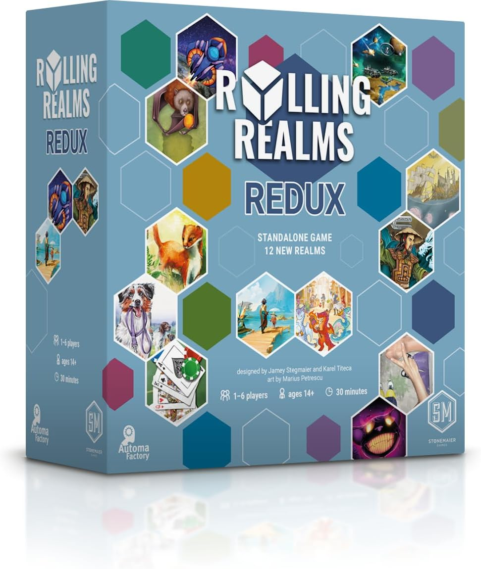 Stonemaier Games Rolling Realms Redux Board Game image number 5