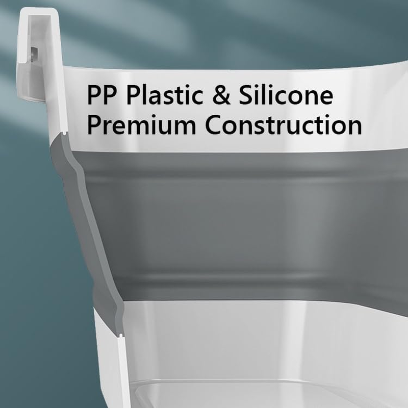 Strike Collapsible Bucket with Removable Wheels &ndash; 60Cm Wide &ndash; 26L Capacity &ndash; Waterproof Rubber &ndash; Foldable Storage &ndash; Home, Worksite, Car Wash, Party Use image number 2