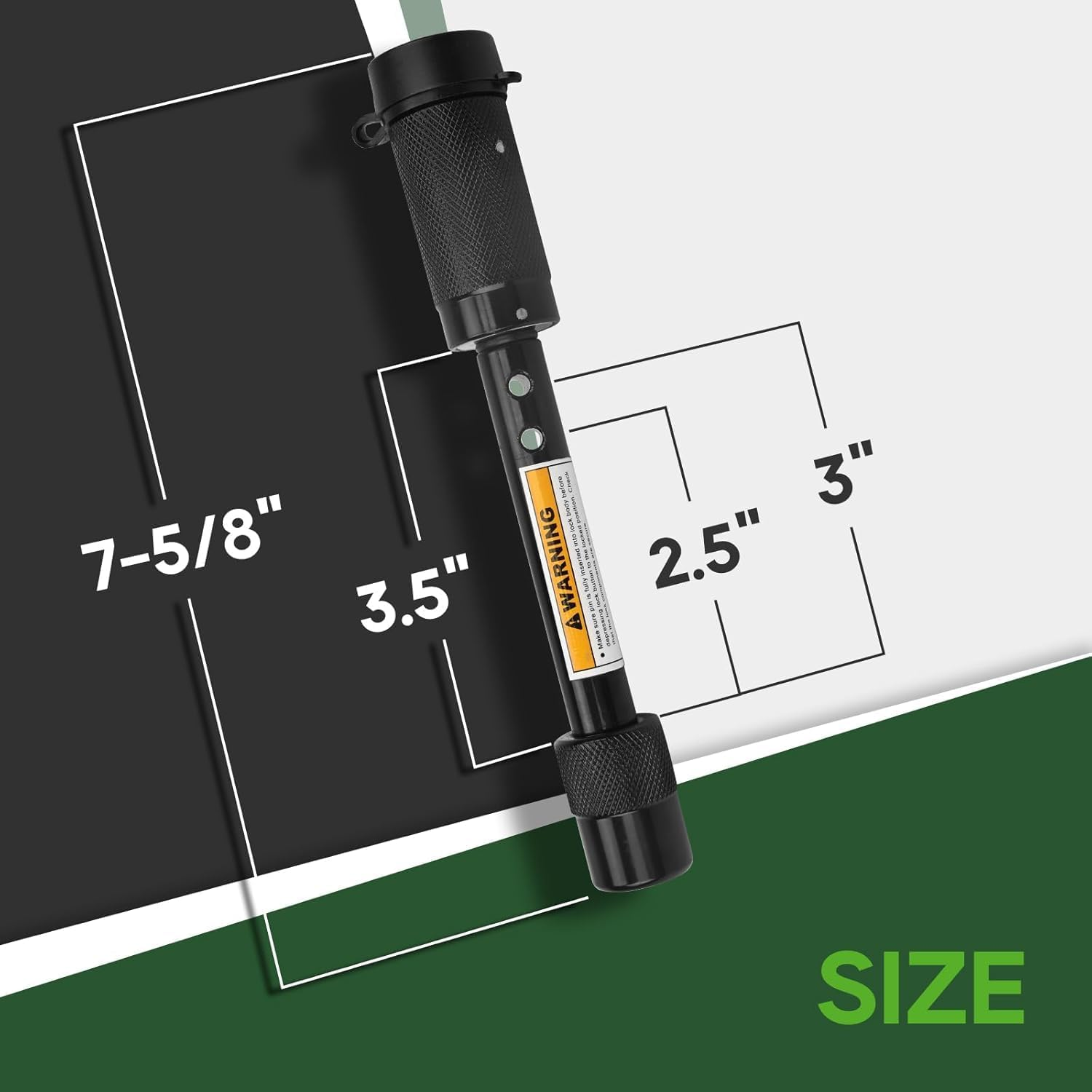 Trailer Hitch Lock 5/8" Dia. for Class III IV 2"& 2-1/2" Receiver, Anti-Theft Steel Locking Hitch Pin with 2 Keys for Towing Trailer/Truck/Bike Rack, 2 Pack image number 5
