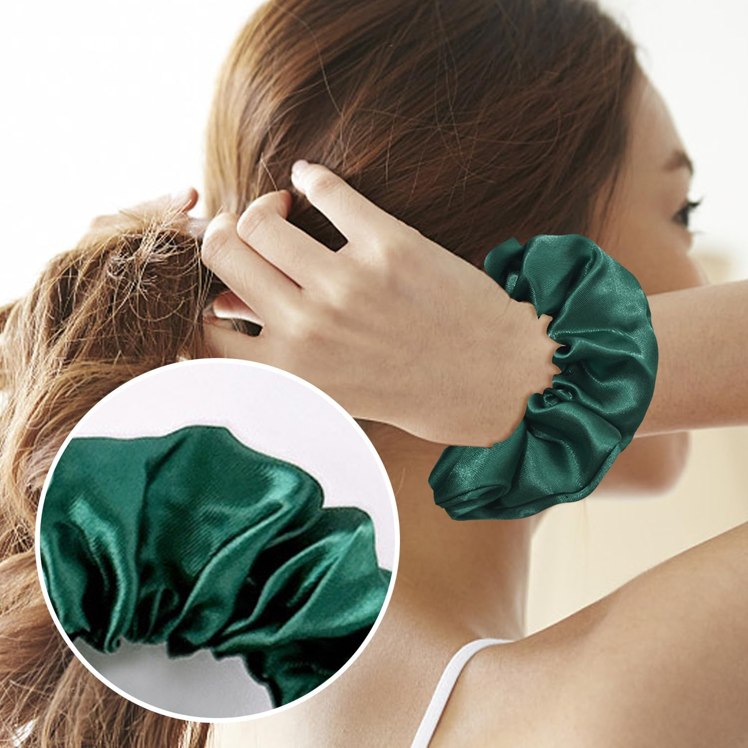 Pack of 2 Hair Pins with Bow and 2 Colon Hair Bands, Exquisite and Fashionable Hair Accessories, Hair Accessories, Suitable for Daily Styling, Holiday Wear image number 2