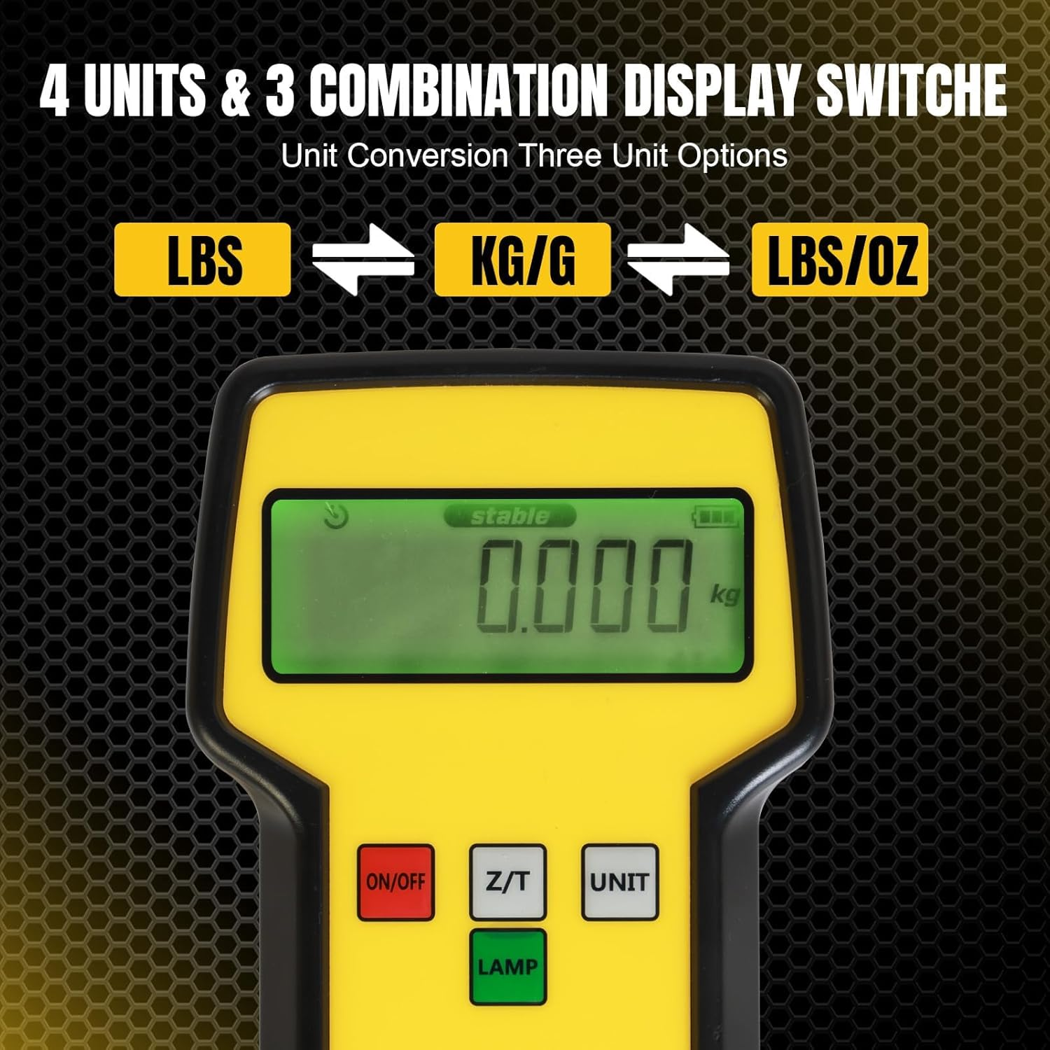 YELLOW JACKET Refrigerant Scale - 110 LBS HVAC Freon Scale with High Precision Electronic Weight Measurement, Portable Case for Refrigerant Recovery Tanks image number 5