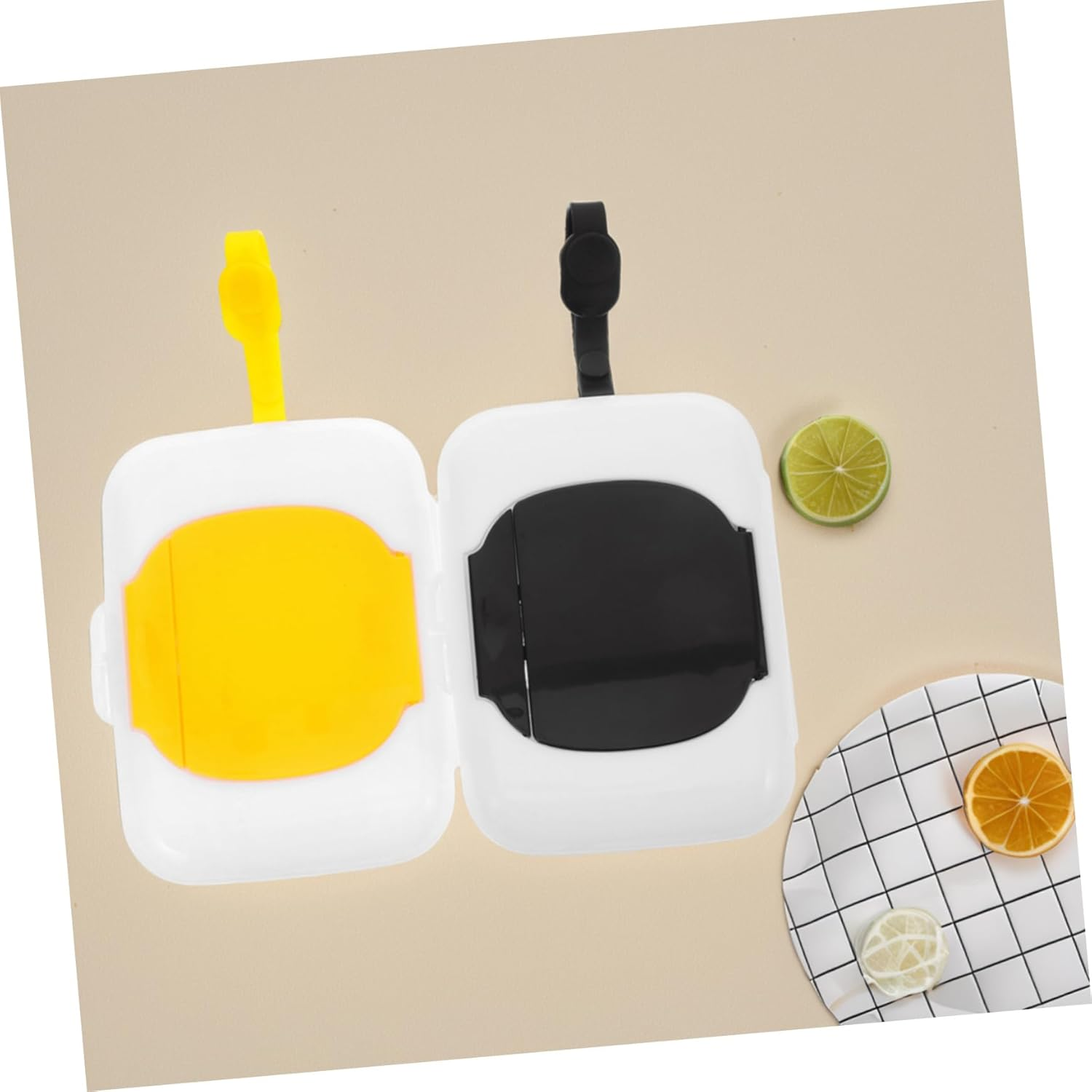 2Pcs Travel Wipes Case Wipes Dispenser Box Portable Tissue Holder for Car Airtight Container Pp Material Easy to Carry image number 6