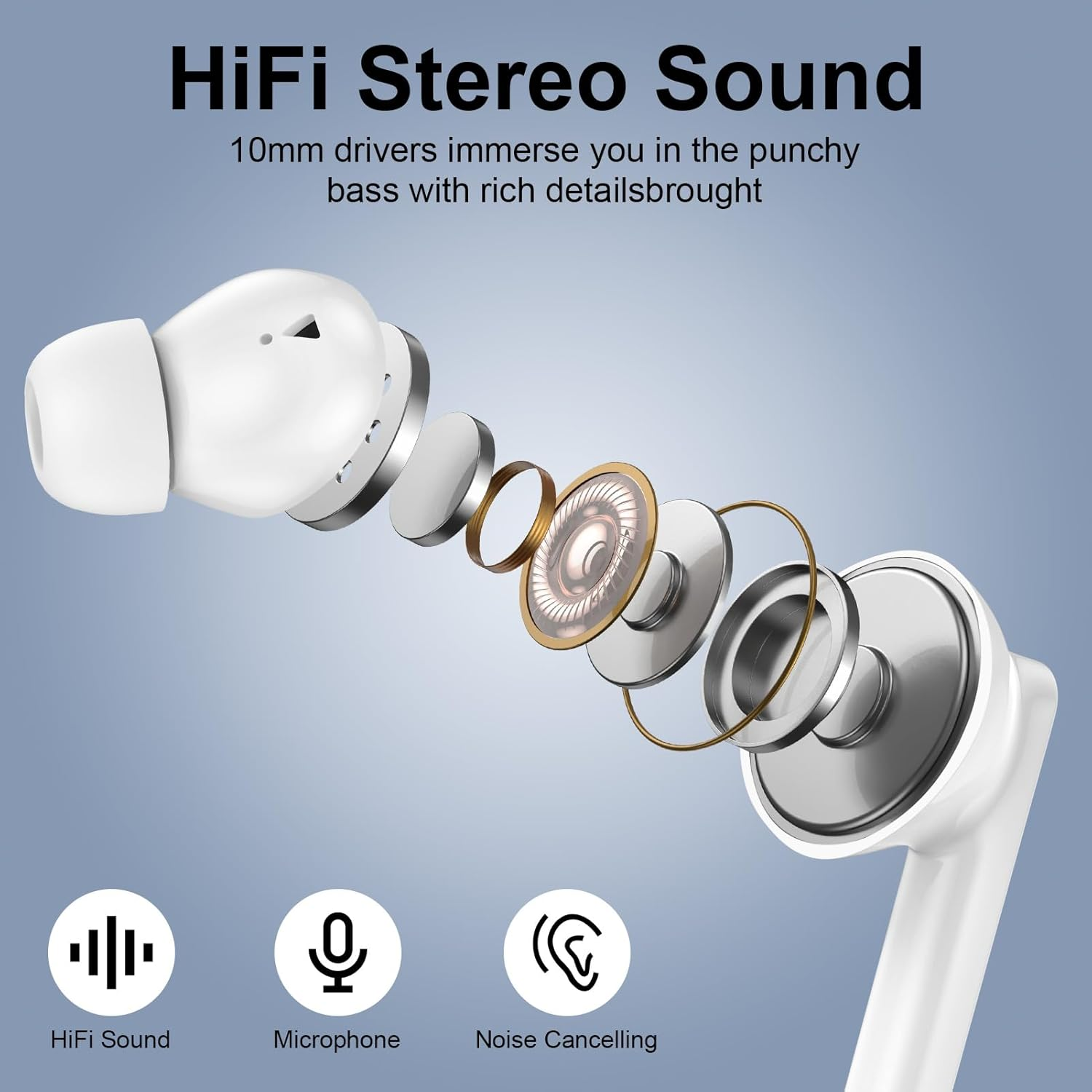 USB C Headphones with Cable for Samsung Galaxy S25 Ultra S24 S23 FE S22 S21 A15 A16 A26 A35 A36 A54 A55 A56 5G, In-Ear Headset Headphones with Microphone Earphones USB Type C for Iphone 16 15 Pro Max image number 6