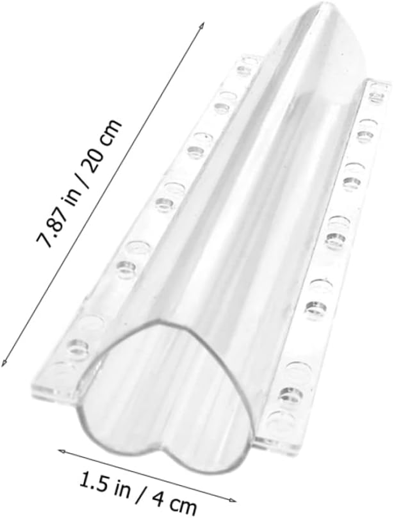 Outanaya 2Pcs Star and Heart Shape Cucumber Shaping Molds for Vegetable and Melon Gardening, Plastic Fruit Stereotype Tools for Home Grow Bags, Vegetable Growing Accessories image number 3