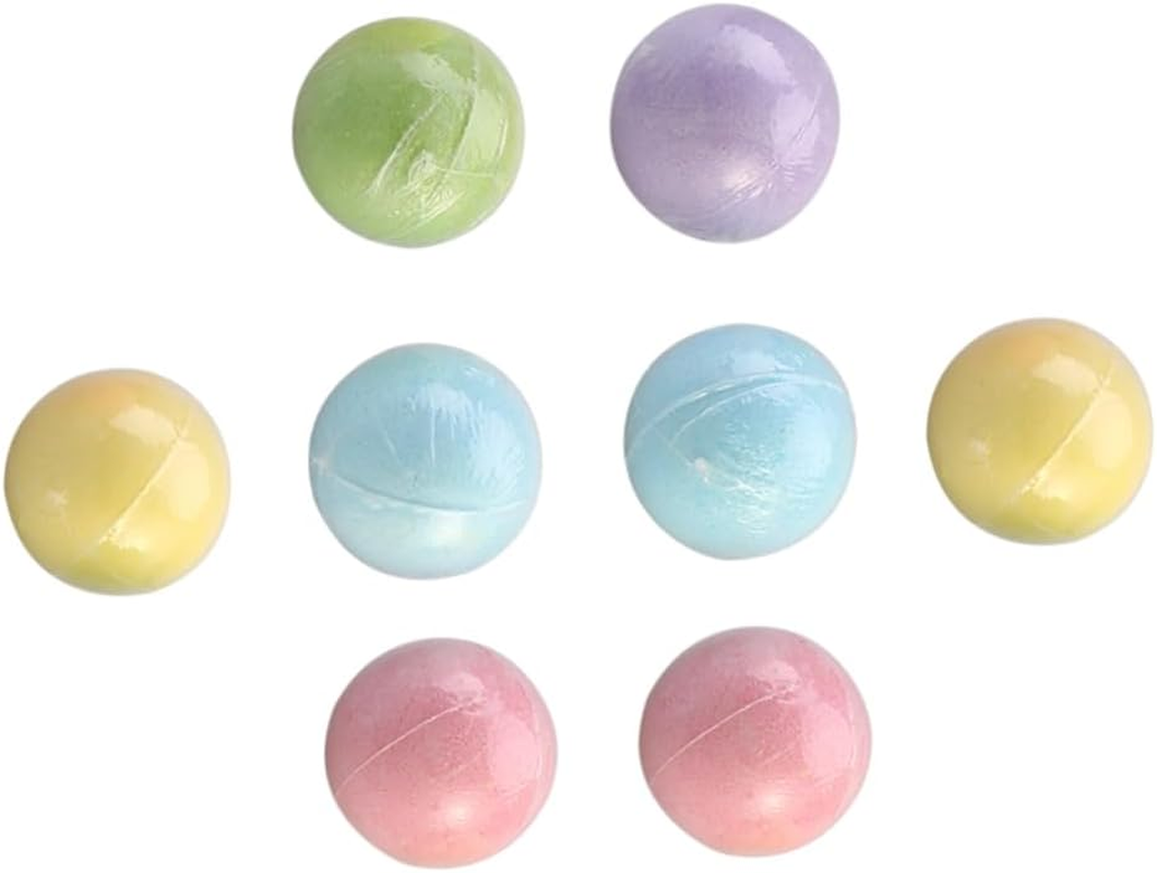 MERRYHAPY 8Pcs round Bathing Balls Natural Ingredients for Relaxing Bath Experience Mixed Colors for Men and Women Moisturizing and Skin-Cleansing Benefits image number 1