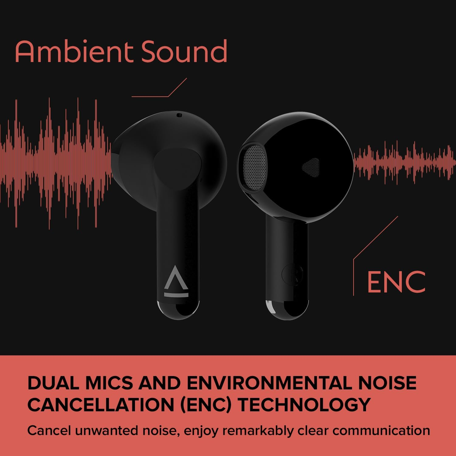 Creative Labs Zen Air Dot TWS In-Ear Headphones, Black image number 2