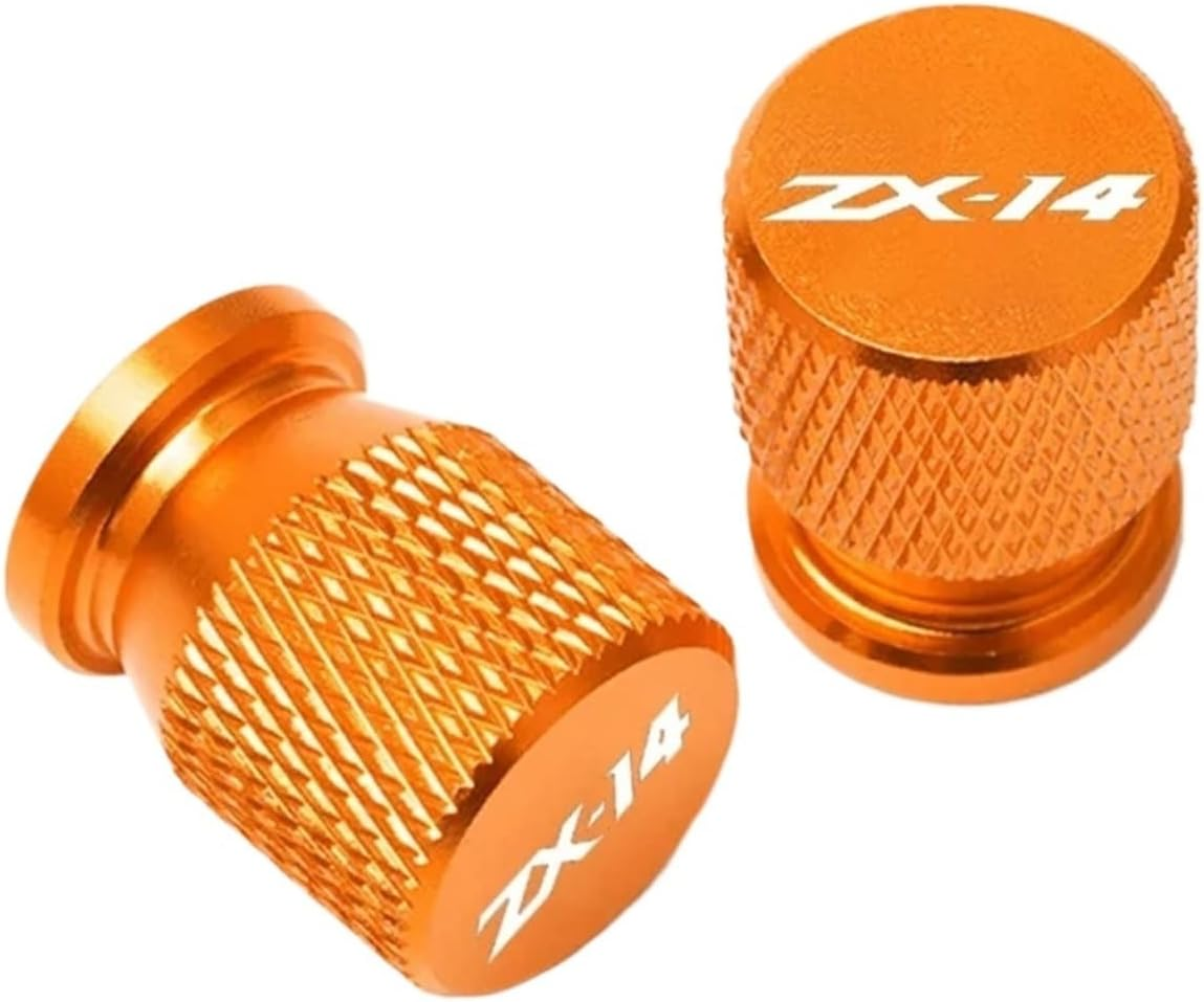 Ninja ZX14 ZX 14 14R ZX-14 ZX-14R 2006-2015 2014 Accessories Motorcycle Wheel Tire Valve Air Port Stem Caps Cover(Blue)