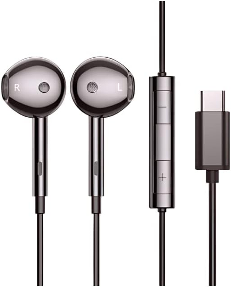 Headphone Compatible with Google Pixel 7 Pro, Pixel 7 Earphone, Pixel 6A, Pixel 6, 6 Pro, Pixel 4 3 2 XL USB C Plug Headset Stereo Type C Earbuds In-Ear Wired Mic Volume Control image number 2