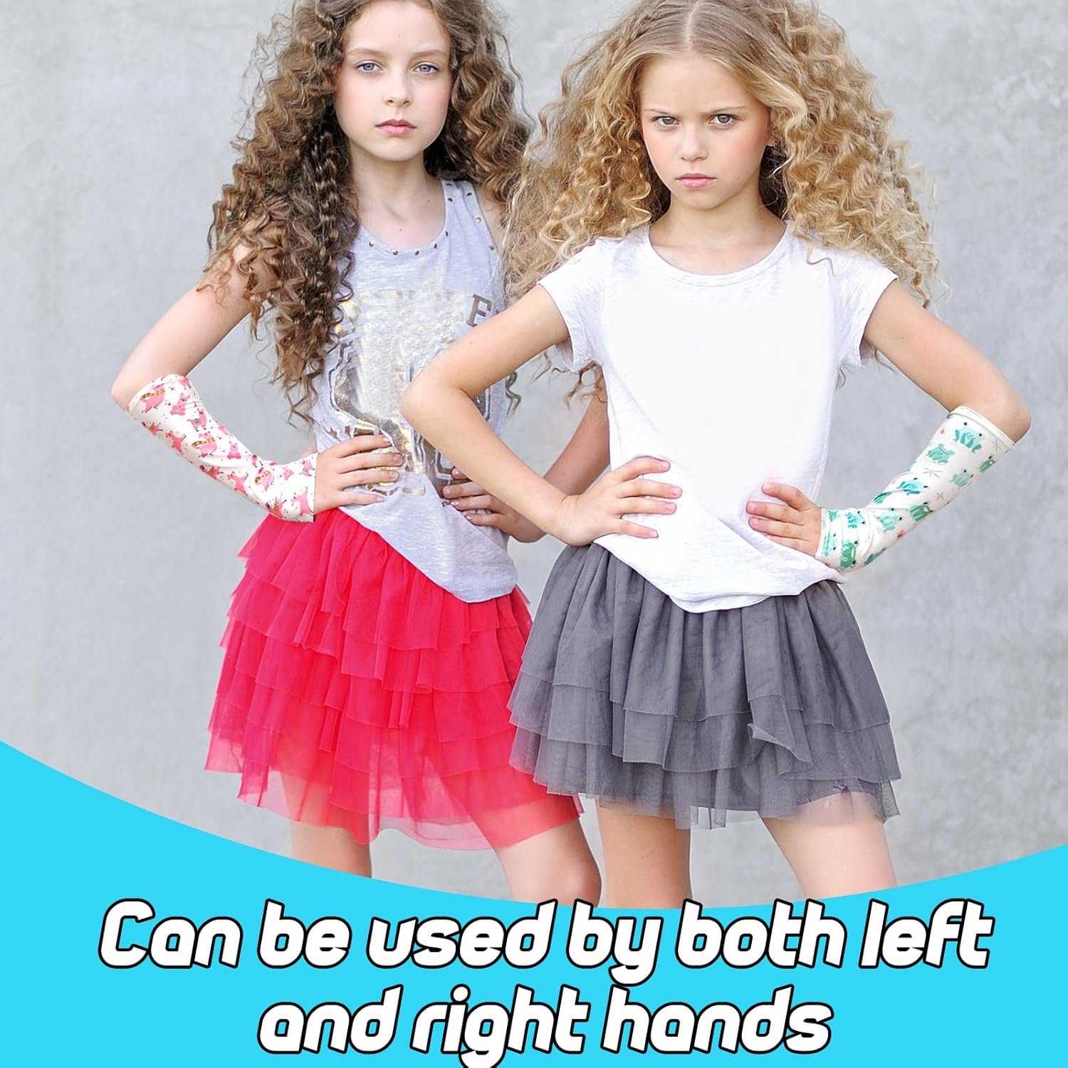 Suhine 12 Pcs Kids Arm Cast Cover Bandage Protector Soft Reusable Elastic Cast Sleeve Arm Decorative Cast Cover Removable Washable Wrist Elbow Protection Cover image number 5