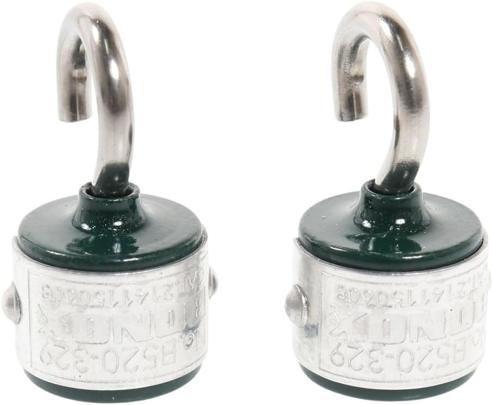 Dulton B520-329 Magnetic Hook Set of 2 (Yellow) Magnetic Hooks Set of 2