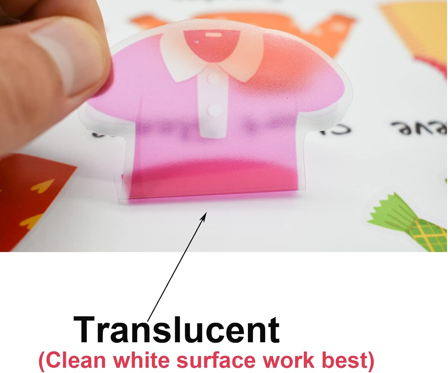 Maydahui 26Pcs Girl'S Boy'S Dresser Clothing Decals Clothes Sort Wall Sticker Removeable Clothes Classification Label for Wardrobe Closet Drawer Organizing Home Bedroom Decoration Nursery Decor image number 5