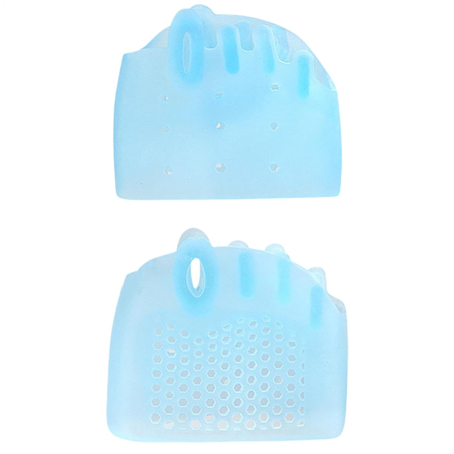 Silicone Toe Spacers - Silicone Five-Hole Toe Splitter - Five-Hole Design Correction Tool for Gym, Travel, Business Trip, and Home