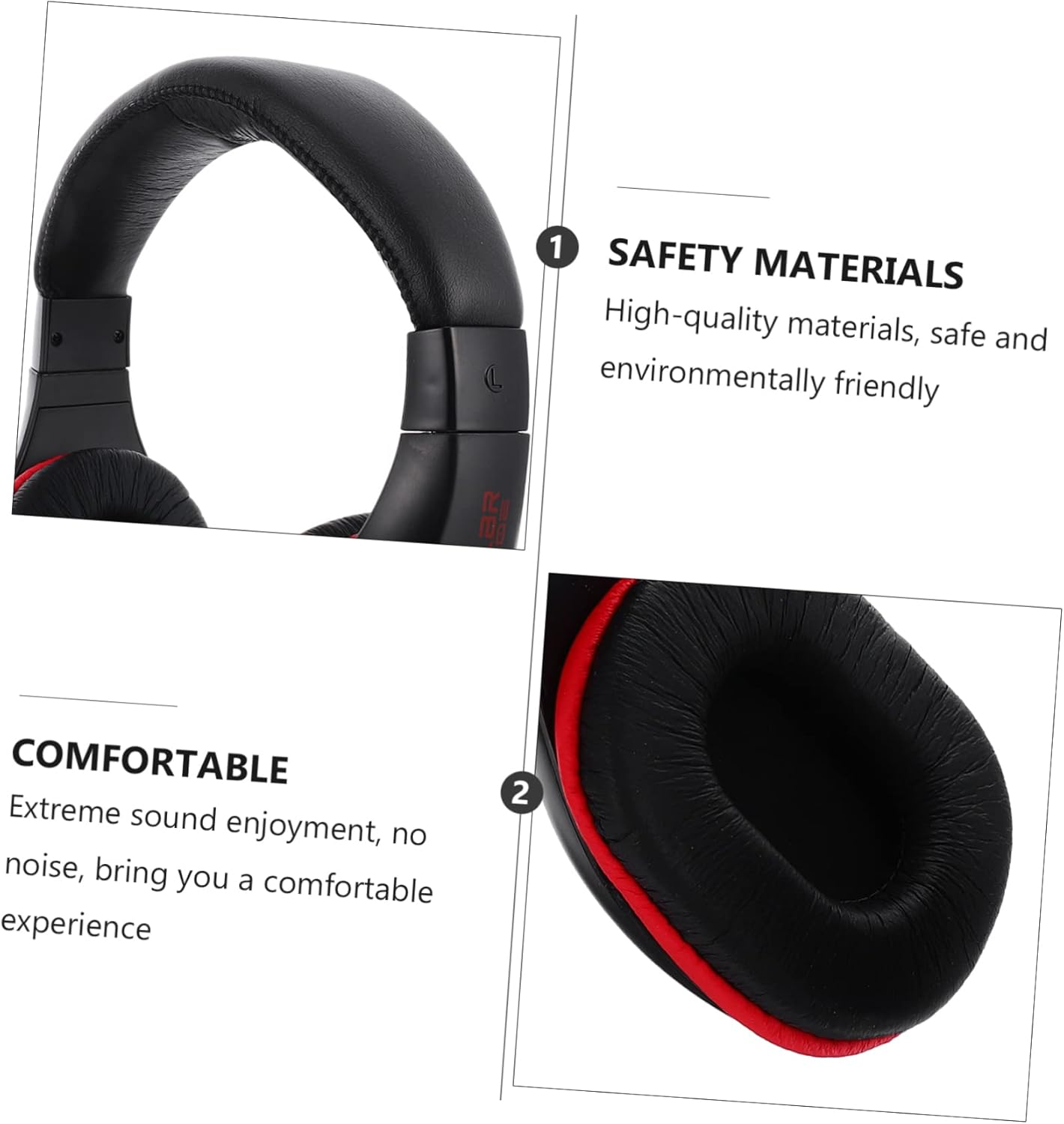 OSALADI Wired Headphones Microphone Gaming Headset for Stereo Headphones for Travel