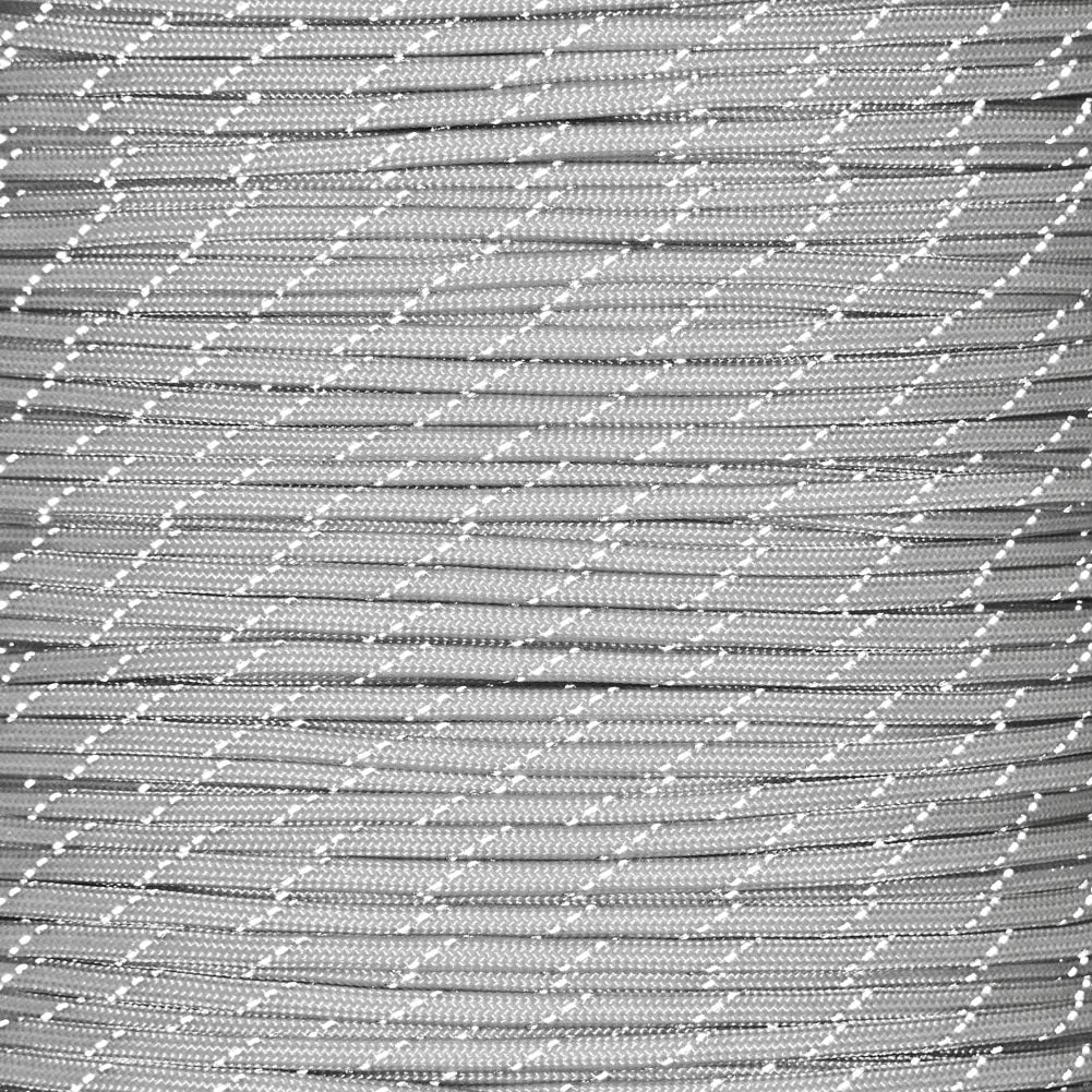 Reflective Type III 550 Paracord - 7 Strand Core - 100% Nylon, Parachute Cord, Commercial Paracord, Survival Cord image number 4