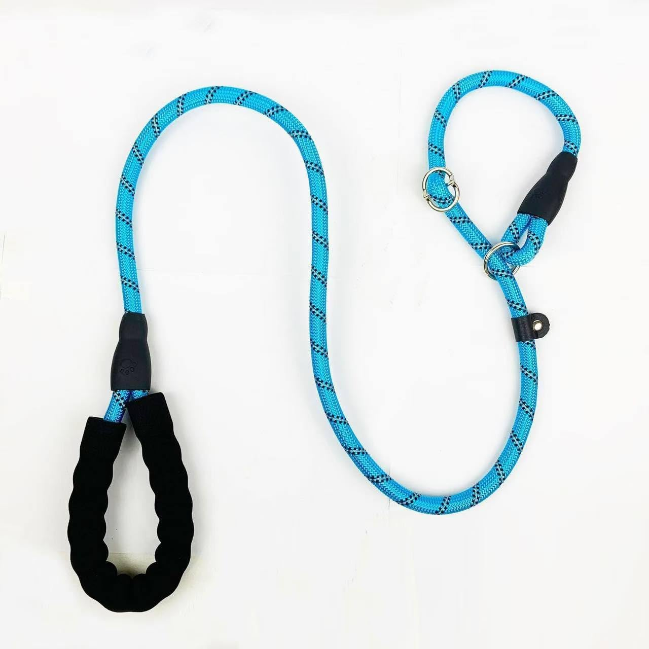Catchu All-In-One Dog Leash, Easy Slip-On Design, Convenient for Walks, Adjustable P-Leash for Training and Control - Blue image number 4