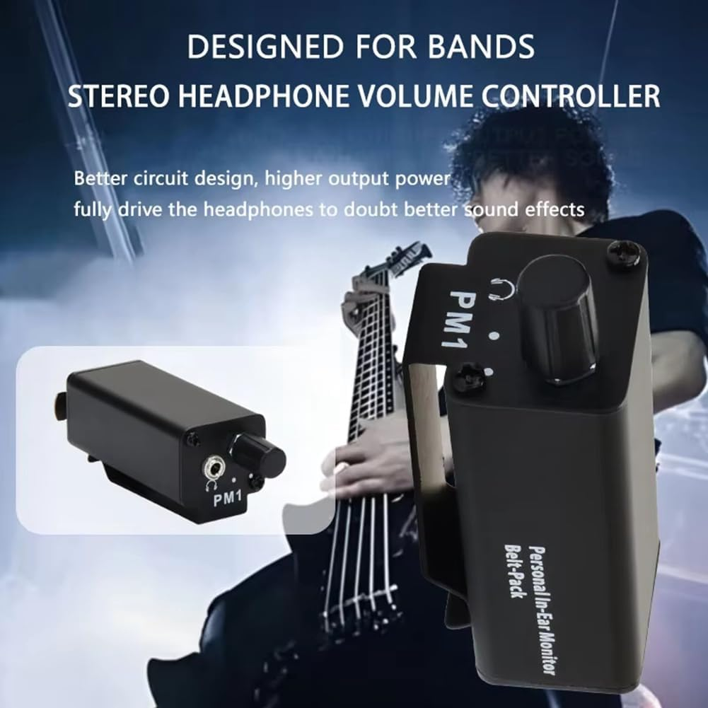 Mini Earphone Amplifier Headphone Amplifier Professional in Ear Stereo Personal Earphone Amplifier PM1 Portable Hifi Headphone Amplifier image number 3