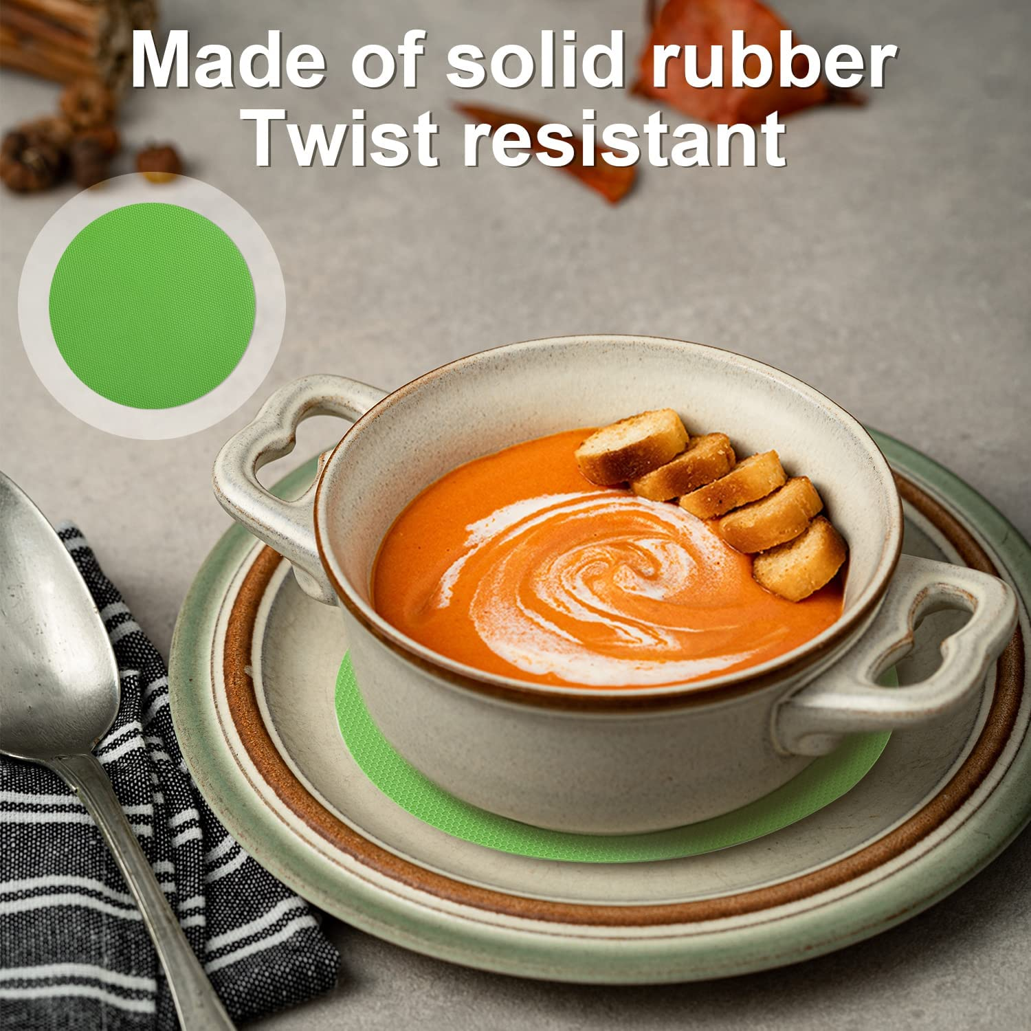 4Pcs Jar Opener Gripper Pads, Multifunctional Rubber Jar Gripper Pad Jar Opener Grippers for Elderly Suffering from Arthritis Weak Hands (Blue, Green, Grey, Purple)