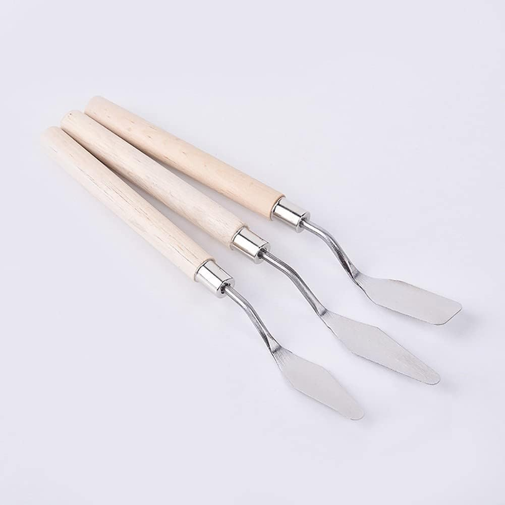 1Pc Professional Painting Spatula Kits Stainless Steel Palette Oil Painting Pen Artist Students Painting Tools Art Supplies Durable and Deft image number 1