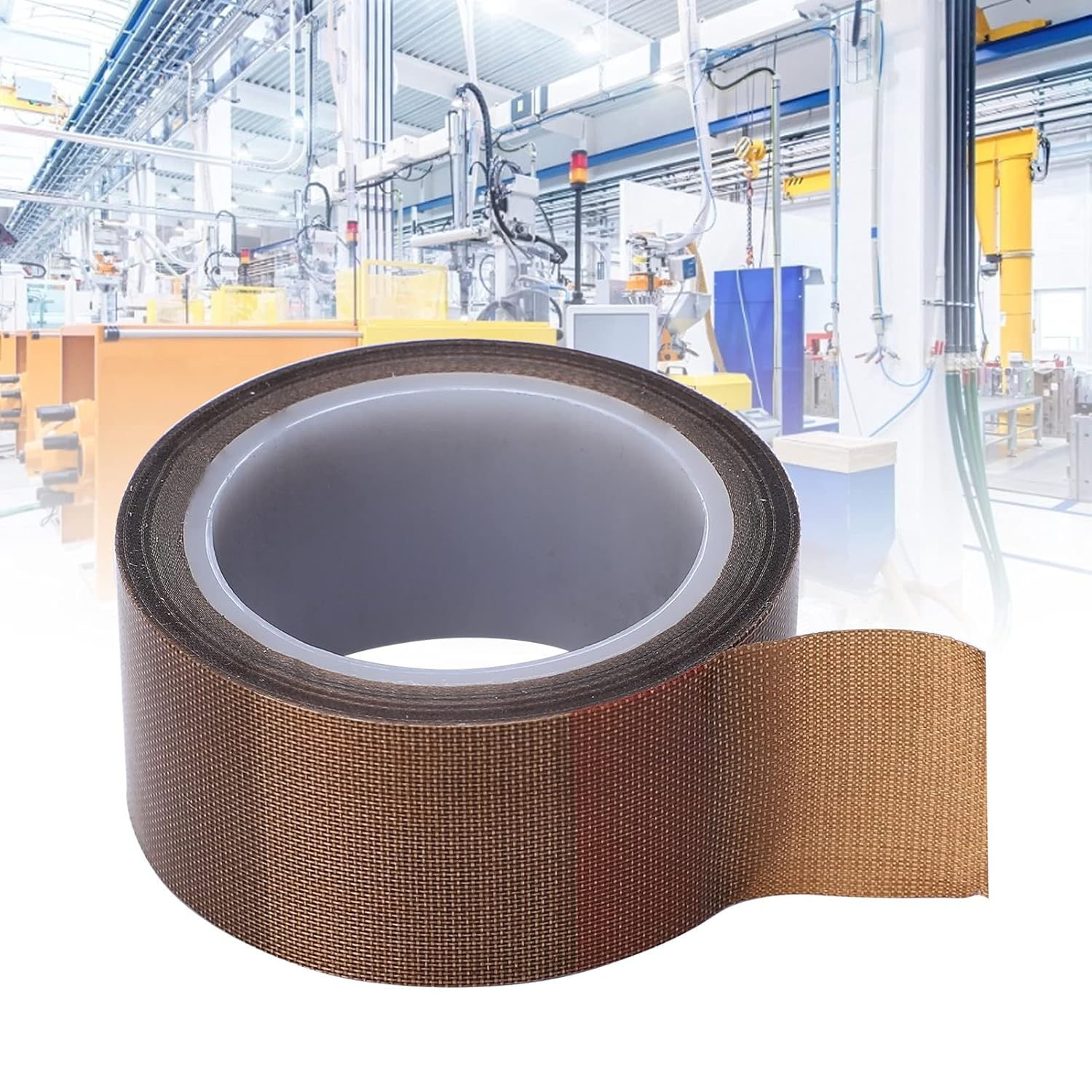 PTFE High Temperature Heat Resistant Tape, 10M Roll, 13-50Mm Width, 0.13Mm Thick, for Vacuum Sealing Machines image number 3