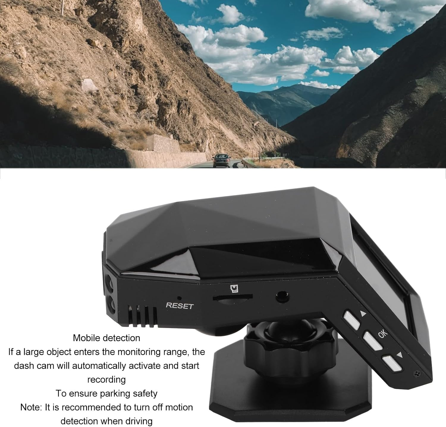 Car Dash Cam 10MP HD Lens 170 Wide Angle Night Vision WDR Loop Recording Parking Monitoring for Vehicles