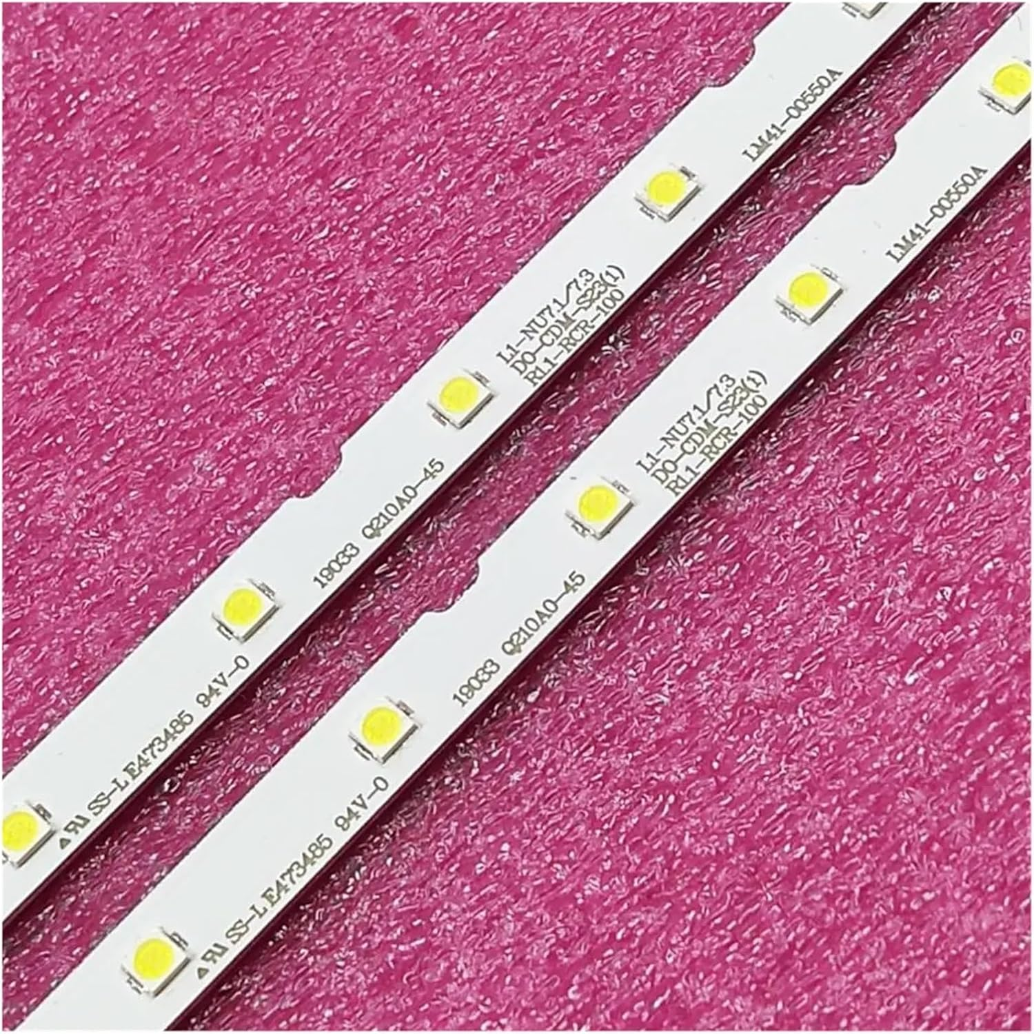 LED Backlight Strip for UE40NU7140U UE40NU7192U UE40NU7125 UN40NU7100G UE40NU7120 UE40NU7170U UN40RU7400 UN40RU7400G (Color : 2 Pieces)