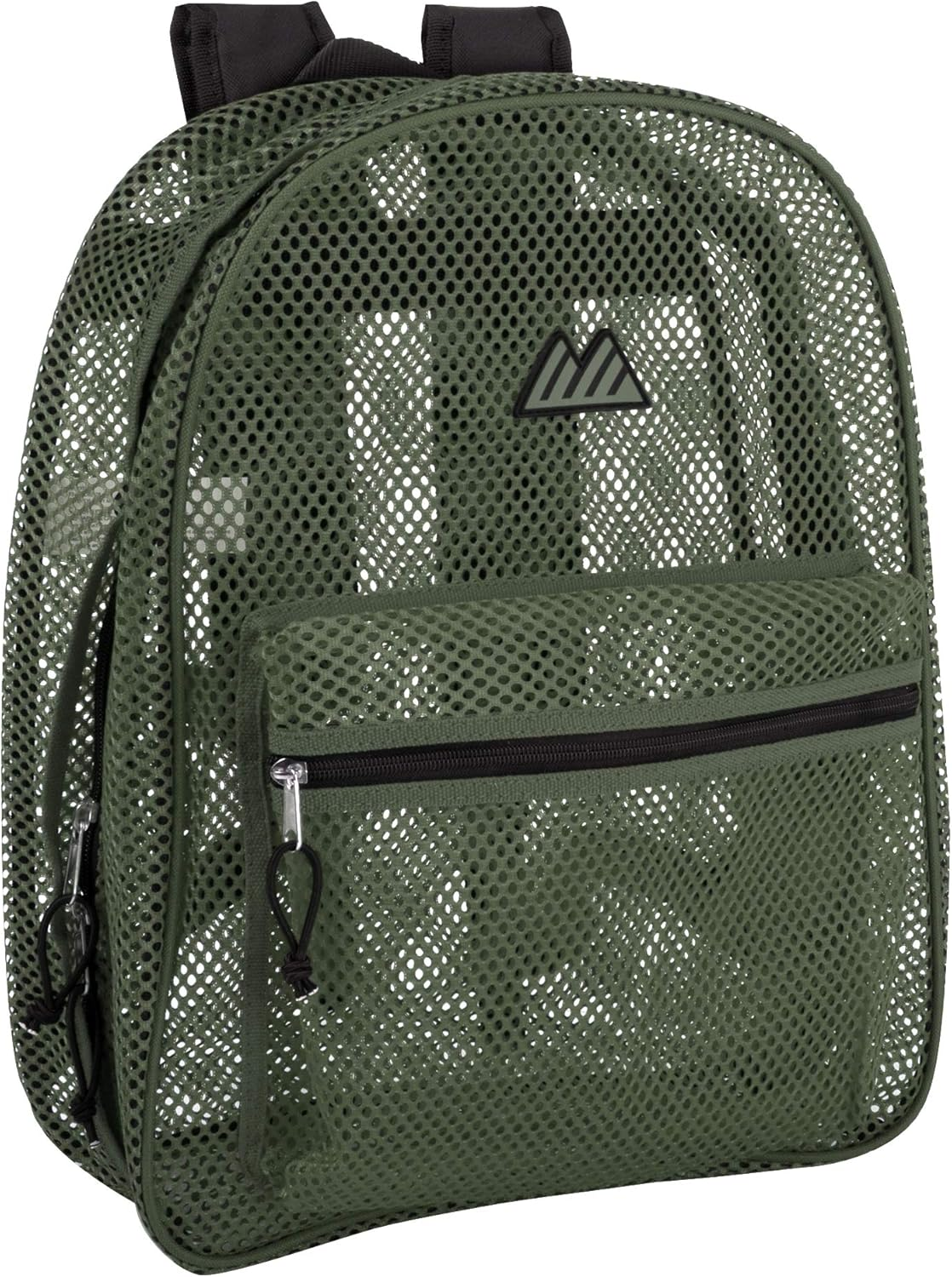Summit Ridge Colorful Transparent Mesh Backpacks with Padded Straps for Kids, Adults, School, Beach, and Travel